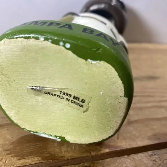 Vintage Tampa Bay Devil Rays Bobblehead TEI 1999 Bat Boy in Uniform MLB Baseball - Picture 10 of 10